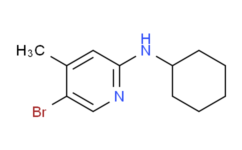 CAS No. 1220035-72-2, 5-Bromo-N-cyclohexyl-4-methylpyridin-2-amine