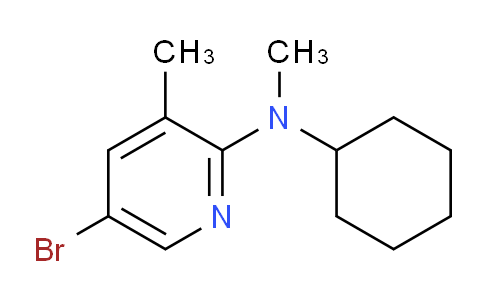 CAS No. 1220034-74-1, 5-Bromo-N-cyclohexyl-N,3-dimethylpyridin-2-amine