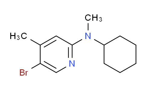 CAS No. 1220029-11-7, 5-Bromo-N-cyclohexyl-N,4-dimethylpyridin-2-amine