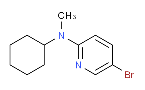 CAS No. 1125410-01-6, 5-Bromo-N-cyclohexyl-N-methylpyridin-2-amine