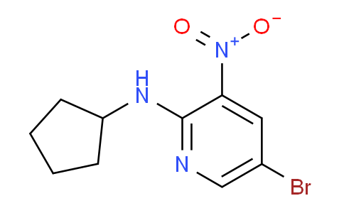 CAS No. 1033202-53-7, 5-Bromo-N-cyclopentyl-3-nitropyridin-2-amine