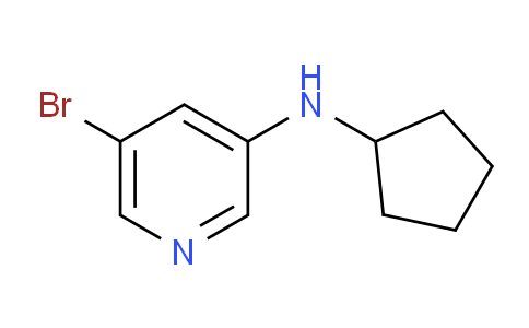 CAS No. 1209457-84-0, 5-Bromo-N-cyclopentylpyridin-3-amine
