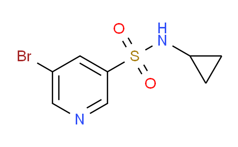 CAS No. 1086064-98-3, 5-Bromo-N-cyclopropylpyridine-3-sulfonamide