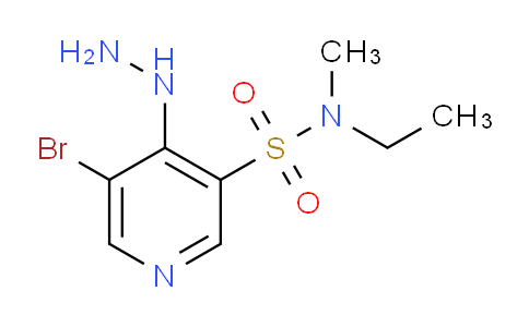 CAS No. 1352516-58-5, 5-Bromo-N-ethyl-4-hydrazinyl-N-methylpyridine-3-sulfonamide