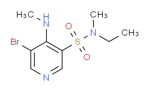 CAS No. 1352526-19-2, 5-Bromo-N-ethyl-N-methyl-4-(methylamino)pyridine-3-sulfonamide