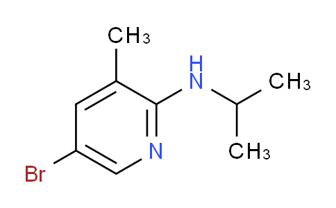 CAS No. 1219957-36-4, 5-Bromo-N-isopropyl-3-methylpyridin-2-amine