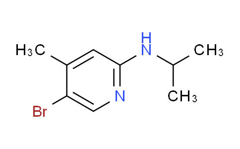 CAS No. 1219957-32-0, 5-Bromo-N-isopropyl-4-methylpyridin-2-amine