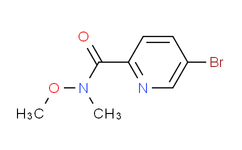 CAS No. 1211592-38-9, 5-Bromo-N-methoxy-N-methylpicolinamide