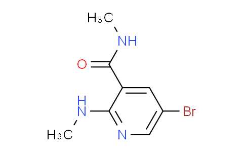 CAS No. 1250795-17-5, 5-Bromo-N-methyl-2-(methylamino)nicotinamide