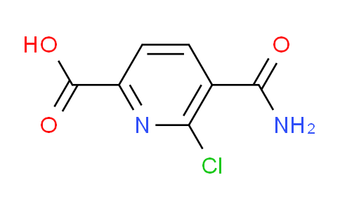 CAS No. 1312772-66-9, 5-Carbamoyl-6-chloropicolinic acid