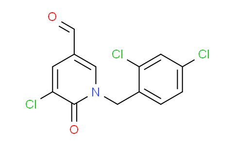 CAS No. 1048913-46-7, 5-Chloro-1-(2,4-dichlorobenzyl)-6-oxo-1,6-dihydropyridine-3-carbaldehyde