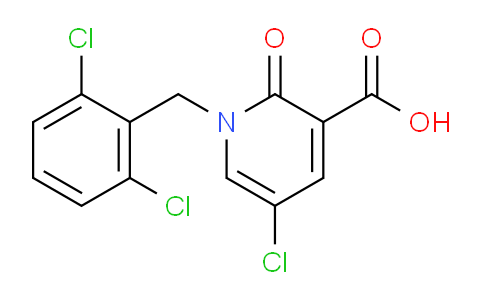 CAS No. 339009-02-8, 5-Chloro-1-(2,6-dichlorobenzyl)-2-oxo-1,2-dihydropyridine-3-carboxylic acid