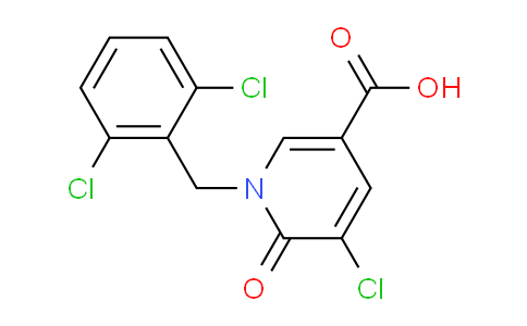 CAS No. 339009-06-2, 5-Chloro-1-(2,6-dichlorobenzyl)-6-oxo-1,6-dihydropyridine-3-carboxylic acid