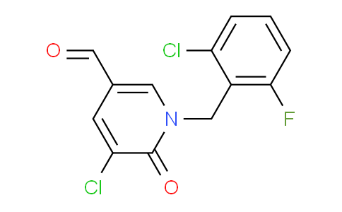 CAS No. 1033463-20-5, 5-Chloro-1-(2-chloro-6-fluorobenzyl)-6-oxo-1,6-dihydropyridine-3-carbaldehyde