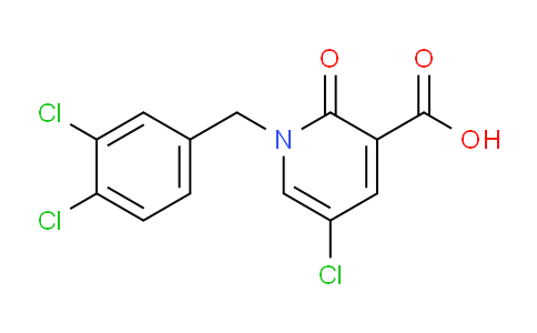 CAS No. 339008-81-0, 5-Chloro-1-(3,4-dichlorobenzyl)-2-oxo-1,2-dihydropyridine-3-carboxylic acid