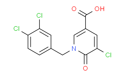 CAS No. 339008-91-2, 5-Chloro-1-(3,4-dichlorobenzyl)-6-oxo-1,6-dihydropyridine-3-carboxylic acid