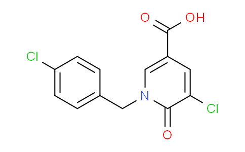 CAS No. 339024-38-3, 5-Chloro-1-(4-chlorobenzyl)-6-oxo-1,6-dihydropyridine-3-carboxylic acid