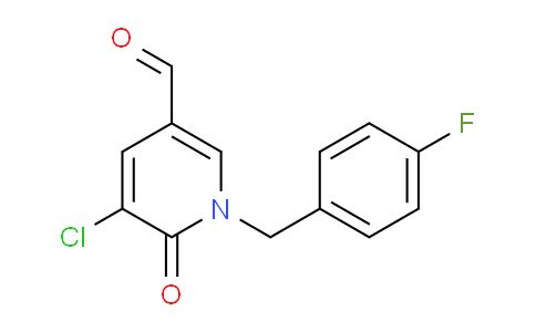 CAS No. 1033463-22-7, 5-Chloro-1-(4-fluorobenzyl)-6-oxo-1,6-dihydropyridine-3-carbaldehyde