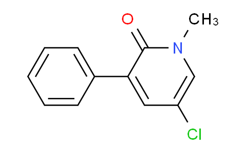 CAS No. 1378260-74-2, 5-Chloro-1-methyl-3-phenylpyridin-2(1H)-one