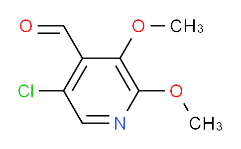 CAS No. 1305324-66-6, 5-Chloro-2,3-dimethoxyisonicotinaldehyde