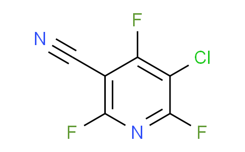 CAS No. 24488-20-8, 5-Chloro-2,4,6-trifluoronicotinonitrile