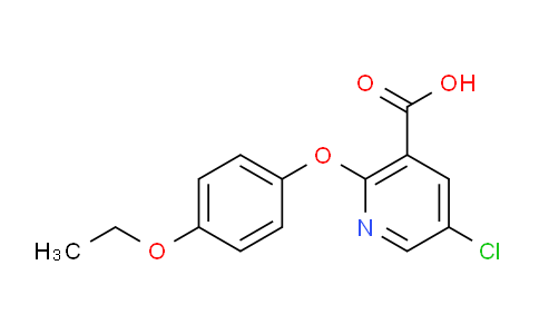 DY659834 | 1228551-82-3 | 5-Chloro-2-(4-ethoxyphenoxy)nicotinic acid