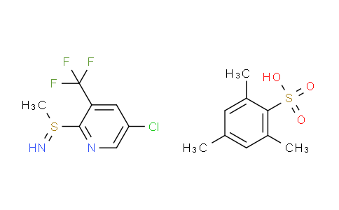 CAS No. 175203-07-3, 5-Chloro-2-(S-methylsulfinimidoyl)-3-(trifluoromethyl)pyridine 2,4,6-trimethylbenzenesulfonate