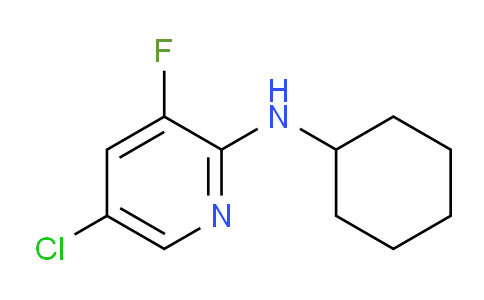 CAS No. 1020253-24-0, 5-Chloro-2-cyclohexylamino-3-fluoropyridine