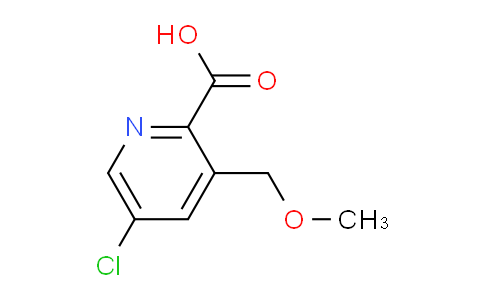 CAS No. 1386986-57-7, 5-Chloro-3-(methoxymethyl)picolinic acid