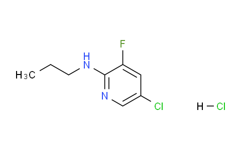 CAS No. 1073372-11-8, 5-Chloro-3-fluoro-2-(N-propylamino)pyridine, HCl