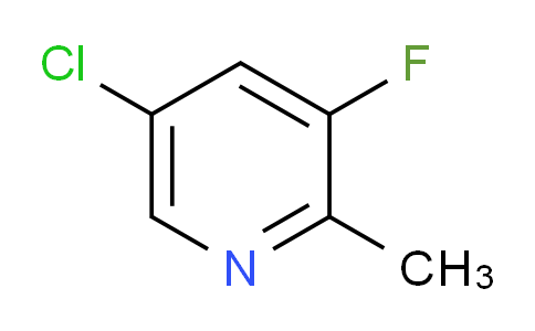 CAS No. 1210868-68-0, 5-Chloro-3-fluoro-2-methylpyridine
