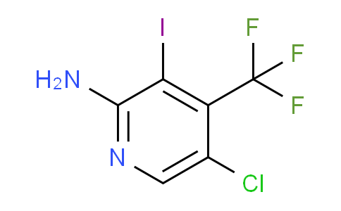 CAS No. 1823346-66-2, 5-Chloro-3-iodo-4-(trifluoromethyl)pyridin-2-amine