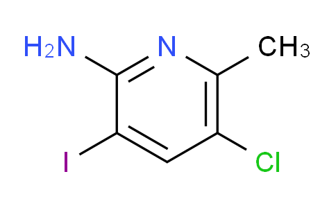 CAS No. 952917-46-3, 5-Chloro-3-iodo-6-methylpyridin-2-amine