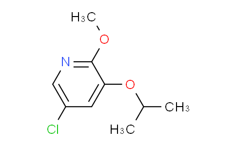 CAS No. 1228957-00-3, 5-Chloro-3-isopropoxy-2-methoxypyridine