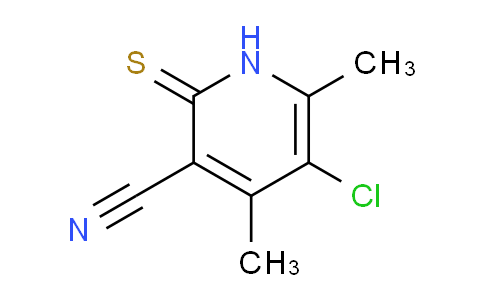 CAS No. 752238-36-1, 5-Chloro-4,6-dimethyl-2-thioxo-1,2-dihydropyridine-3-carbonitrile
