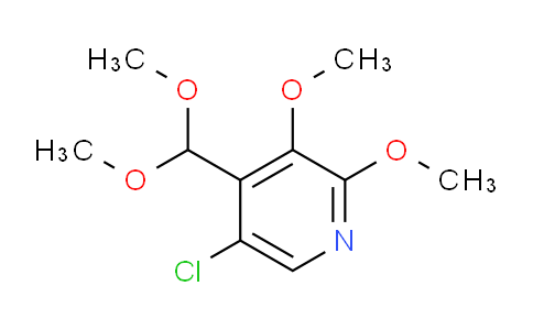 CAS No. 1305324-79-1, 5-Chloro-4-(dimethoxymethyl)-2,3-dimethoxypyridine