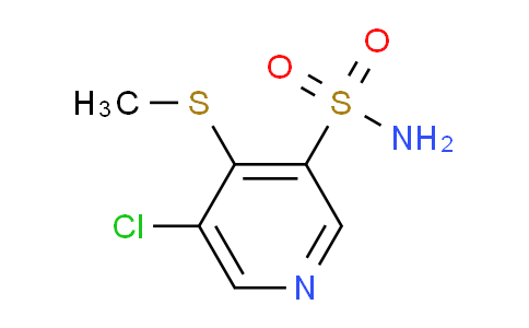 CAS No. 1352507-05-1, 5-Chloro-4-(methylthio)pyridine-3-sulfonamide
