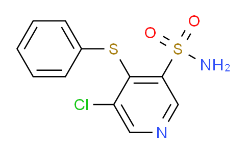 CAS No. 1352497-23-4, 5-Chloro-4-(phenylthio)pyridine-3-sulfonamide