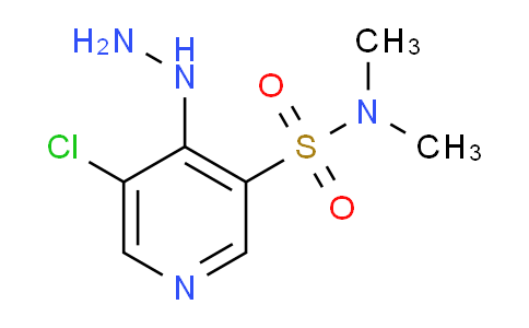 1352498-60-2 | 5-Chloro-4-hydrazinyl-N,N-dimethylpyridine-3-sulfonamide