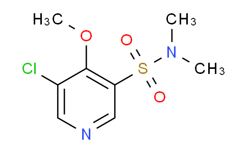 CAS No. 1352528-74-5, 5-Chloro-4-methoxy-N,N-dimethylpyridine-3-sulfonamide