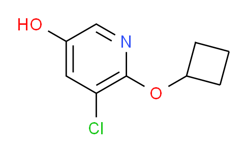 CAS No. 1355066-45-3, 5-Chloro-6-cyclobutoxypyridin-3-ol