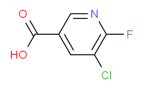 CAS No. 38185-57-8, 5-Chloro-6-fluoronicotinic acid