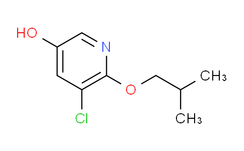 CAS No. 1355066-42-0, 5-Chloro-6-isobutoxypyridin-3-ol