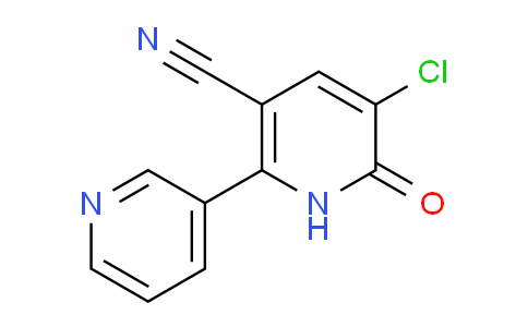 CAS No. 1707371-96-7, 5-Chloro-6-oxo-1,6-dihydro-[2,3'-bipyridine]-3-carbonitrile