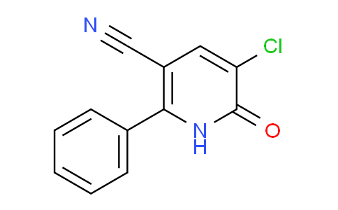 CAS No. 1710202-16-6, 5-Chloro-6-oxo-2-phenyl-1,6-dihydropyridine-3-carbonitrile