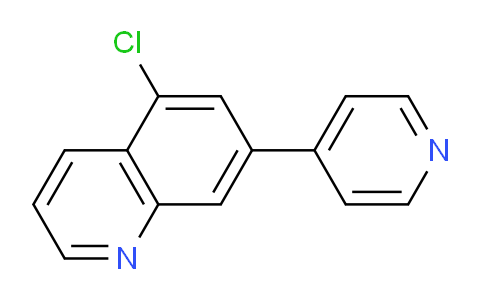 CAS No. 1211595-82-2, 5-Chloro-7-(pyridin-4-yl)quinoline