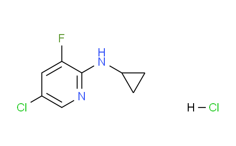 CAS No. 1073372-09-4, 5-Chloro-N-cyclopropyl-3-fluoropyridin-2-amine hydrochloride