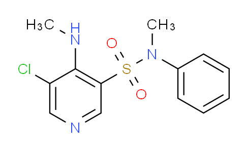 CAS No. 1352515-45-7, 5-Chloro-N-methyl-4-(methylamino)-N-phenylpyridine-3-sulfonamide