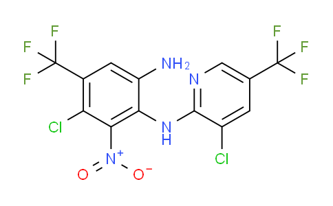 CAS No. 2044706-66-1, 5-Chloro-N1-(3-chloro-5-(trifluoromethyl)pyridin-2-yl)-6-nitro-4-(trifluoromethyl)benzene-1,2-diamine