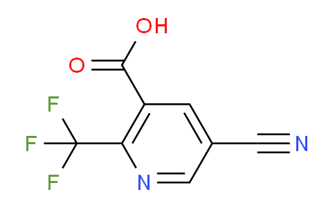 CAS No. 1211537-37-9, 5-Cyano-2-(trifluoromethyl)nicotinic acid